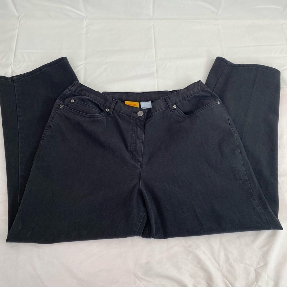 Ruby Rd. Petite Comfort Fit Black Jeans Women’s Size 16P Stretch Denim